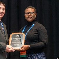 SME Honors Angelina Anani as Outstanding Young Professional